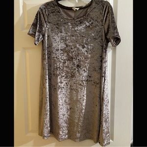 Velvet Mini Dress (Size S)